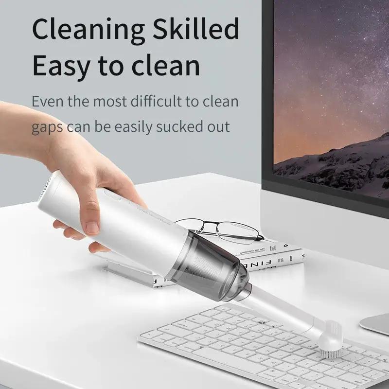 Handheld Portable Mini Vacuum Cleaner For Home Wireless Powerful Dust Remover Deep Cleaning Car Vacuum Ultrasonic Cleaner