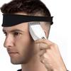 DIY Heimhaarschnittwerkzeug Silikon Nackenrasur Schablone Gebogenes Stirnband Haarschneideführung Stylingwerkzeug