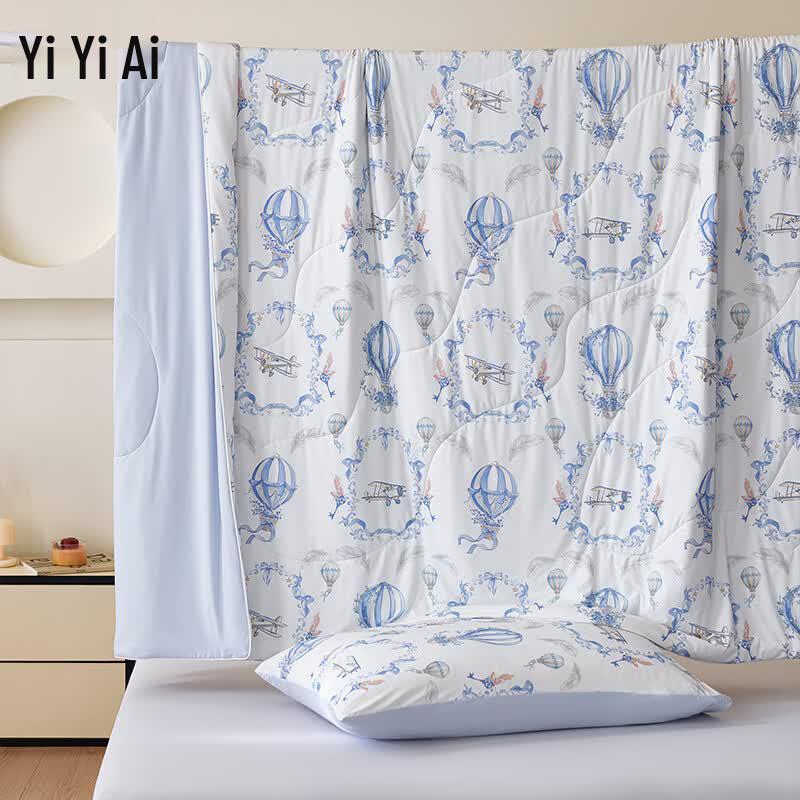 YIYIAI Cooling Print Summer Quilt