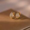 Zircon Leaf Ear Acupuncture Niche Design Earrings Light Luxury Premium Stud Earrings Earrings 2026
