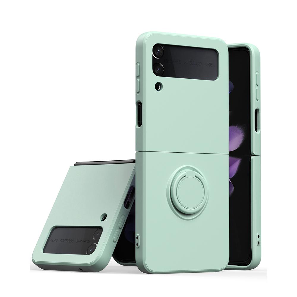 

Силиконовое магнитное кольцо держатель крышка для Samsung Galaxy Z Flip 3 ZFlip3 ZFlip Z Flip3 Мягкий держатель держатель пальца крышка ударопрочный чехол для телефона