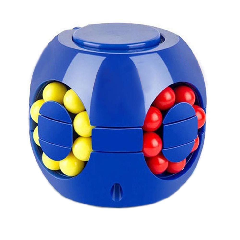 3D Cylinder Magic Bean Puzzle Cube Rotate Slide Gyro Fidget Toy Spinner Ball Anti Stress Fingertips Iq Games For Kid Adult