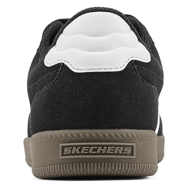 Skechers Kids Boys Comfortable Versatile Retro Lace-Up Casual Sports Low-Top Sneakers Kids Sneakers Black 418001L-BKW