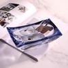 Large Crystal Glass Ashtray: Light Luxury Creative Decor for Home, Office, or Living Room
