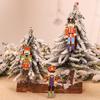 9 pezzi figurine di soldati schiaccianoci in legno ornamenti per l'albero di natale burattini figure bambole giocattolo decorazioni natalizie