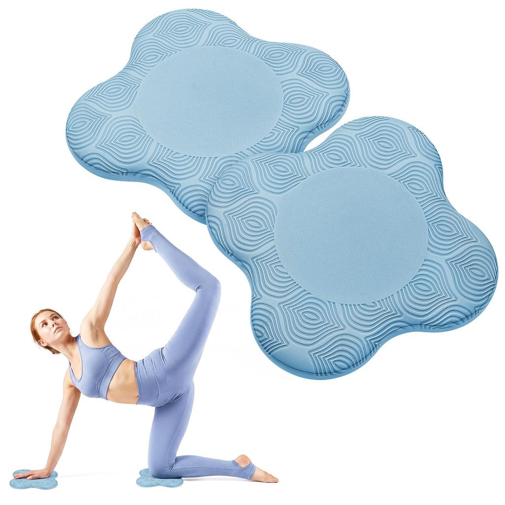 Yoga Knee Pads Set of 2 – Extra Soft Non-Slip Yoga Knee Pad Cushion for Knees Elbows Wrists – Pilates & Workout Knee Pads for Floor
