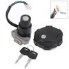 Ignition Key Switch Fuel Cap Lock Set For Yamaha DT200R XT250 XT350 1988-2001