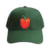 Vibrant Bell Pepper illustration for Gardening Woman Man Baseball Cap Adult Adjustable with Curved Brim Hiking Fishing Hat