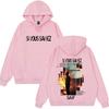 Rapper Saif Album Si Vous Saviez 2026 Tour Print Hoodie Herren Damen Hip-Hop Pullover Locker Lässig Weiches Baumwoll-Sweatshirt Locker Gemütlich und Vielseitig