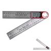 Angle Finder 360° Digital Display  Stainless Steel Portable Electronic Measuring Ruler for Wo