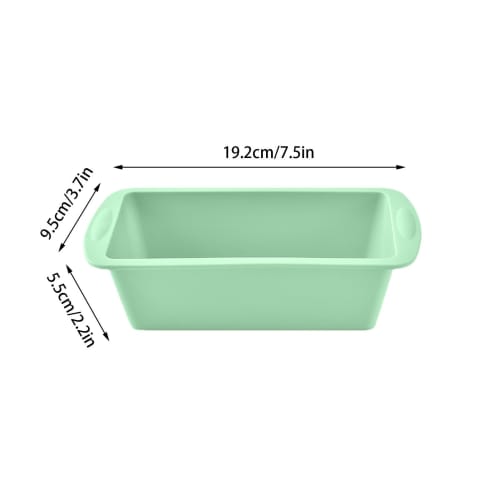 Cordoode Rectangular Silicone Toast Pan, Rectangular Silicone Cake Pan, Nonstick Bread Pan - Easy Release Baking Pan for Muffins, Loaf Pans, Cake Pans