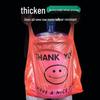 Red Smiley Face Thickened Plastic Shopping Bags