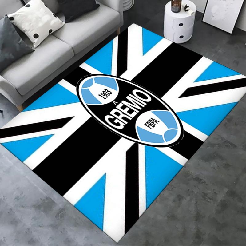 Gremio-RS Logo Carpet Rug for Living Room Bedroom Home Sofa Decoration,Kids play Non-slip Floor Mat