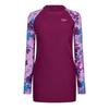 Womens/Ladies Floral Long-Sleeved Modesty Swimsuit