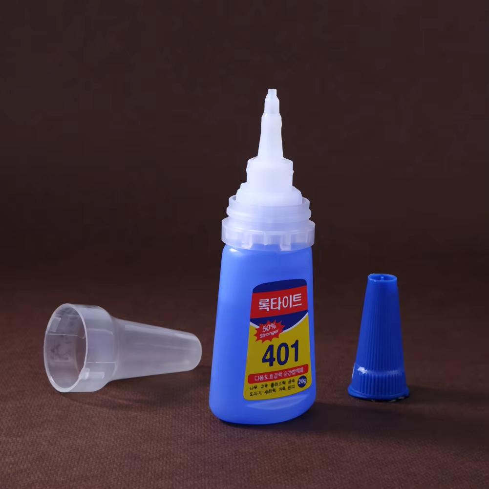 20g Strong Transparent 401 Glue Soft Shoes Manicure Repair Metal Plastic Accessories Multi-Functional Adhesive Super Glue