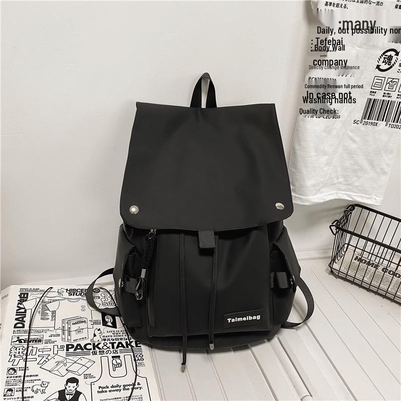 

Japanese Style Trendy Large Capacity Schoolbag for Girls, High School Students, and Leisure Travel Backpack for Women and Men
