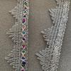 4 meters/13.12ft each pack Wavy Braided Lace Trim Ribbon Wave Golden Decorative Fabric Edge for Dress Sewing DIY Craft Wedding Garment Embellishment