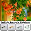 1pc Simulation Dragonfly Insect Model Hanging Ornaments Realistic Insects Dragonfly Model For Garden Farm Home Decoration