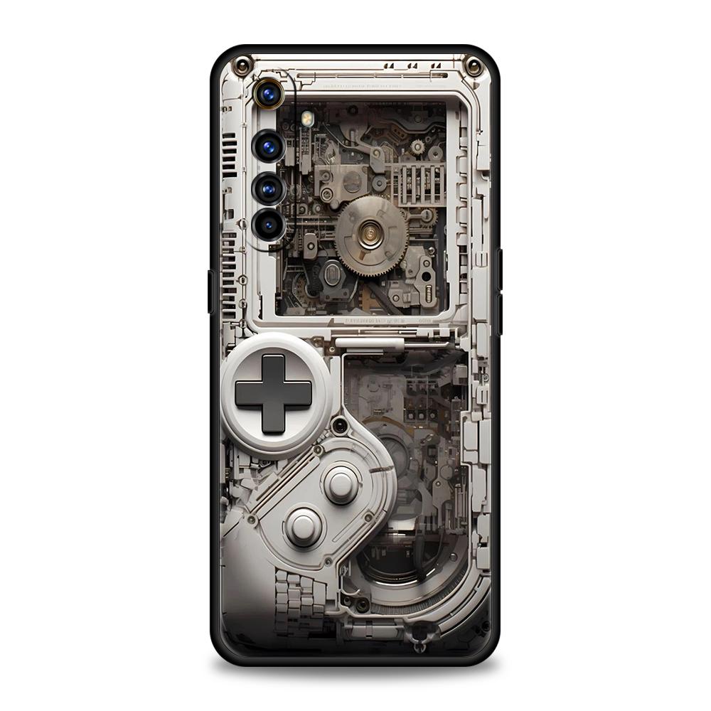 Etui Na Telefon Do Oppo A17 A31 A54 A57 A78 A79 A80 A98 Find X5 X6 Reno 7 8 10 11 12 13 F Pro Miękki Pokrowiec TPU Technologia Konsola Do Gier
