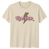 Teacher Leopard Bolt Retro Style T-Shirt -a