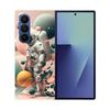 Etui Do Samsung Galaxy Z Fold 7 Przezroczyste Twarde Składane Luksusowe Malowane Do Samsung Galaxy Z Fold7 Clear Cover ZFold 7 Fundas
