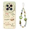 Cake Bear Mobile Phone Case Is Suitable for Vivox300 Silicone X200ultra Lanyard X100pro Cute X90s Set