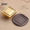 Gift Wrapping Wax Seal Minimalist Frame Stamp Head Solid Brass Engraved Sealing Retro Replacement Heads for Envelope Packaging Journal Card