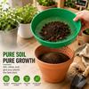 Plastic Garden Soil Sieve Mesh Sifting Tray Stone Removal Potting Filter for Flower Plant Seedling Nursery Bonsai Gardening Tool