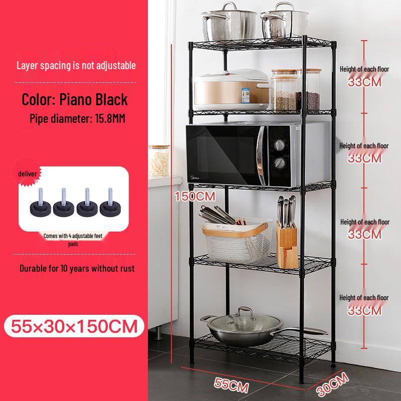 Overflowing Colors Multi-Layer Kitchen Microwave and Pot Storage Rack