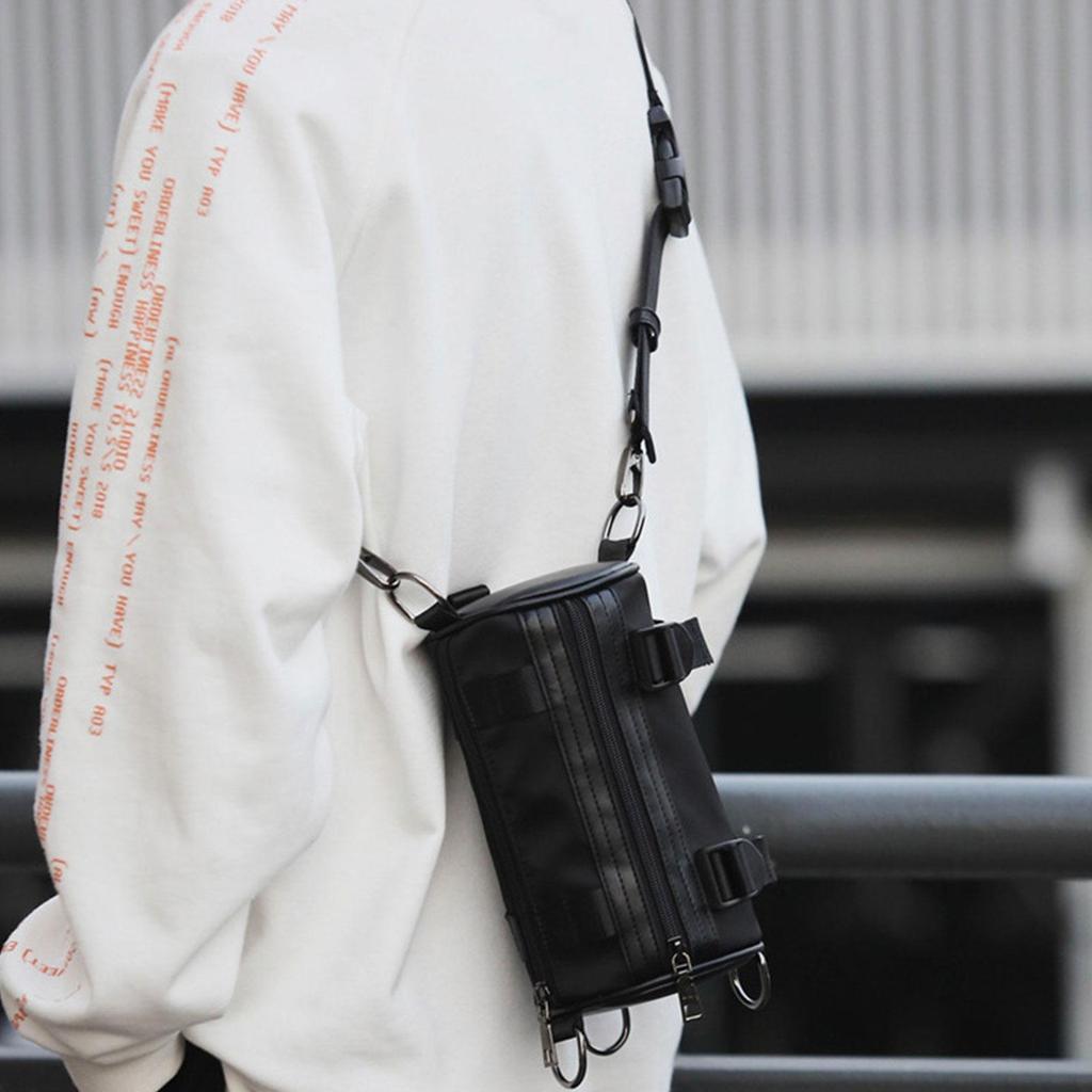 Male Travel Bucket Handbag Autumn Crossbody Bag for Traveling Women Men