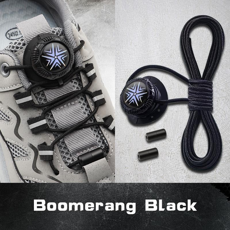 New Round Shoelace Swivel Buckle Laces Automatic Shoe Laces Tennis Sneakers No Tie Shoelaces Adults Kids Unisex Shoe Accessorie