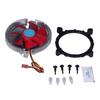CPU Cooler Pure Aluminum Material Dispersed Conduction Silent Heat Dissipation Cooling Fan for Office Computer