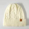 Knitted Hat for Autumn and Winter, Women's Cold Proof and Warm Ear Protection, Solid Color Outdoor Warm Ear Protection Hat