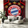 FC Bayern Munchen Custom Name Wall Tapestry Aesthetic Wall Hanging Printed Fabric Blanket Decorative Tapestries for Bedroom Living Room Home Decor