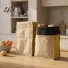 Pantry Food Storage Solutions Reusable Self Sealing Potato Onion Bags, Light Blocking Bag with Side Breathable Produce Zipper, Non-woven Fabric