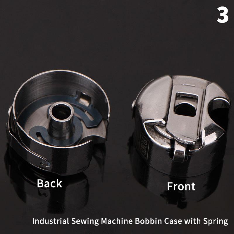 Sewing Machine Bobbin Case Stainless Steel Metal Bobbins For Singer Brother All Front Loading 15 Class Sewing Machines Accessor
