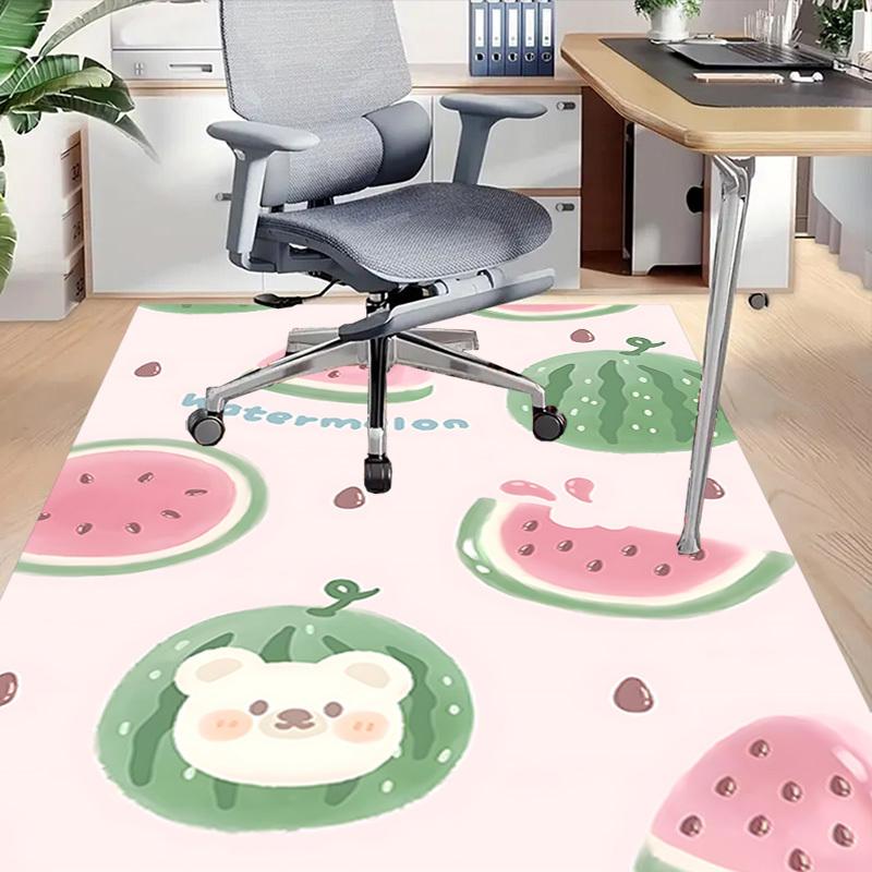 1PC Watermelon Carpet Ultra Soft, Thick & Absorbent, Non Slip Machine Washable Mat for Entryway