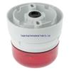 Klaxon QBS-0060 Red Warning Light, 11-35V DC, 85x81mm Lampshade