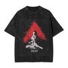 Japanischer Manga Ghost In The Shell T-Shirts Herren Damen Kleidung Gewaschenes Baumwoll-T-Shirt Sommer Kurzarm Locker Streetwear