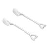 2PCS RC Simulation Metal Shovel Alloy RC Car Shovel Tool for 1 10 RC Crawler Decoration Accessories Black