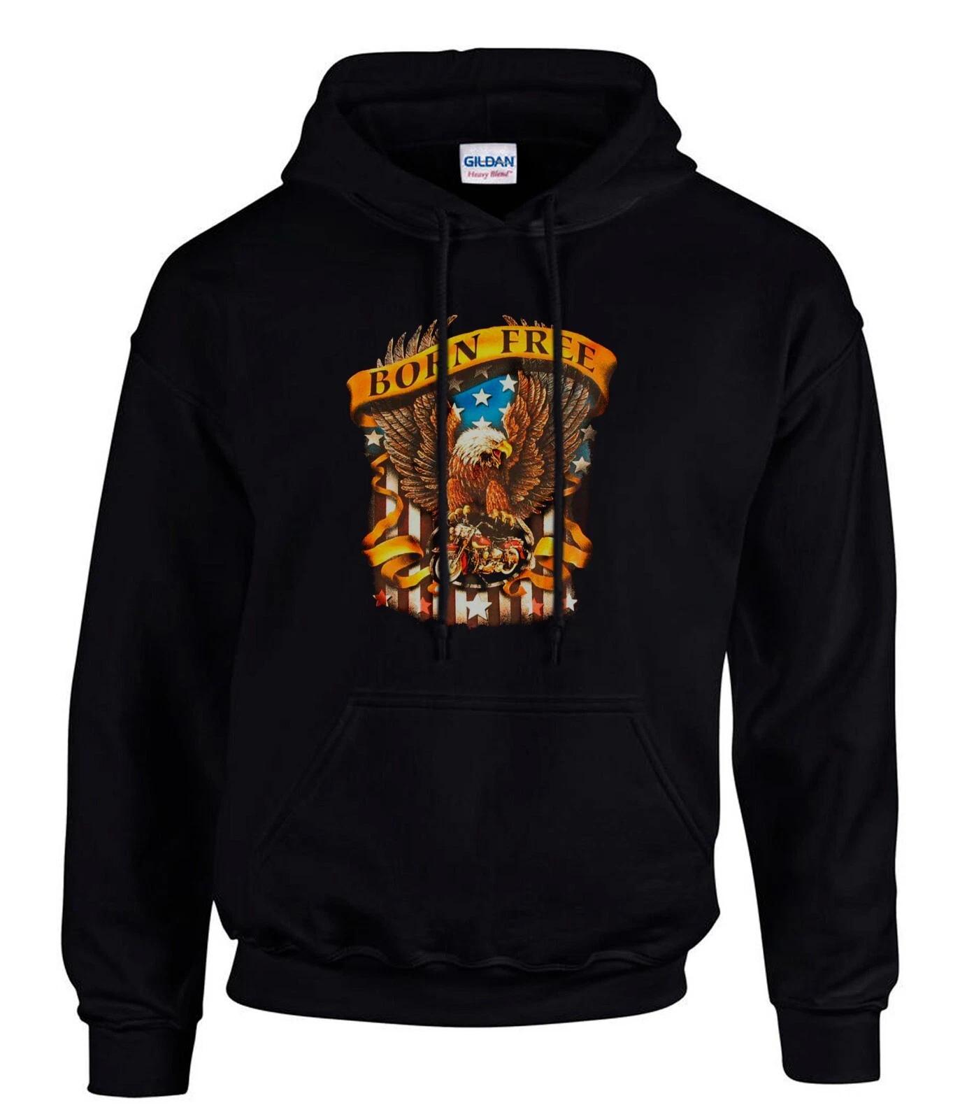 Biker Custom Choppers Motorrad Schwarz Hoodies Kapuzenpullover -3364-SW XXL