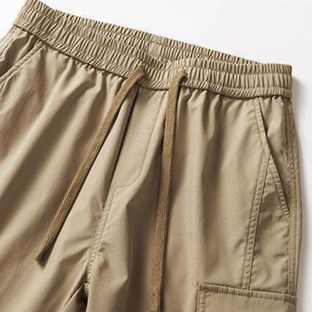 Herren Y2K Sommerkleidung Kordelzug Lässige Cargohose Sport Jogginghose Trainingshose Gerade Hose Streetwear Koreanische Kleidung