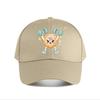 Cute Pastry Powerlifting Cartoon Wor Baseball Cap Fashion Outdoor Sports Sunhat Unisex Snapback Cap Womens