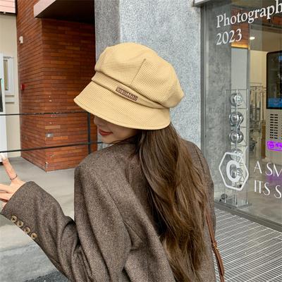 Panamwomen'S Small Brimmed Fisherman Bucket Basin Hat Fashion Outdoor Knitting Painter Beret Caps H