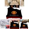 Manchester Pattern Digital Printed Bedding Set With Active Dye Printing