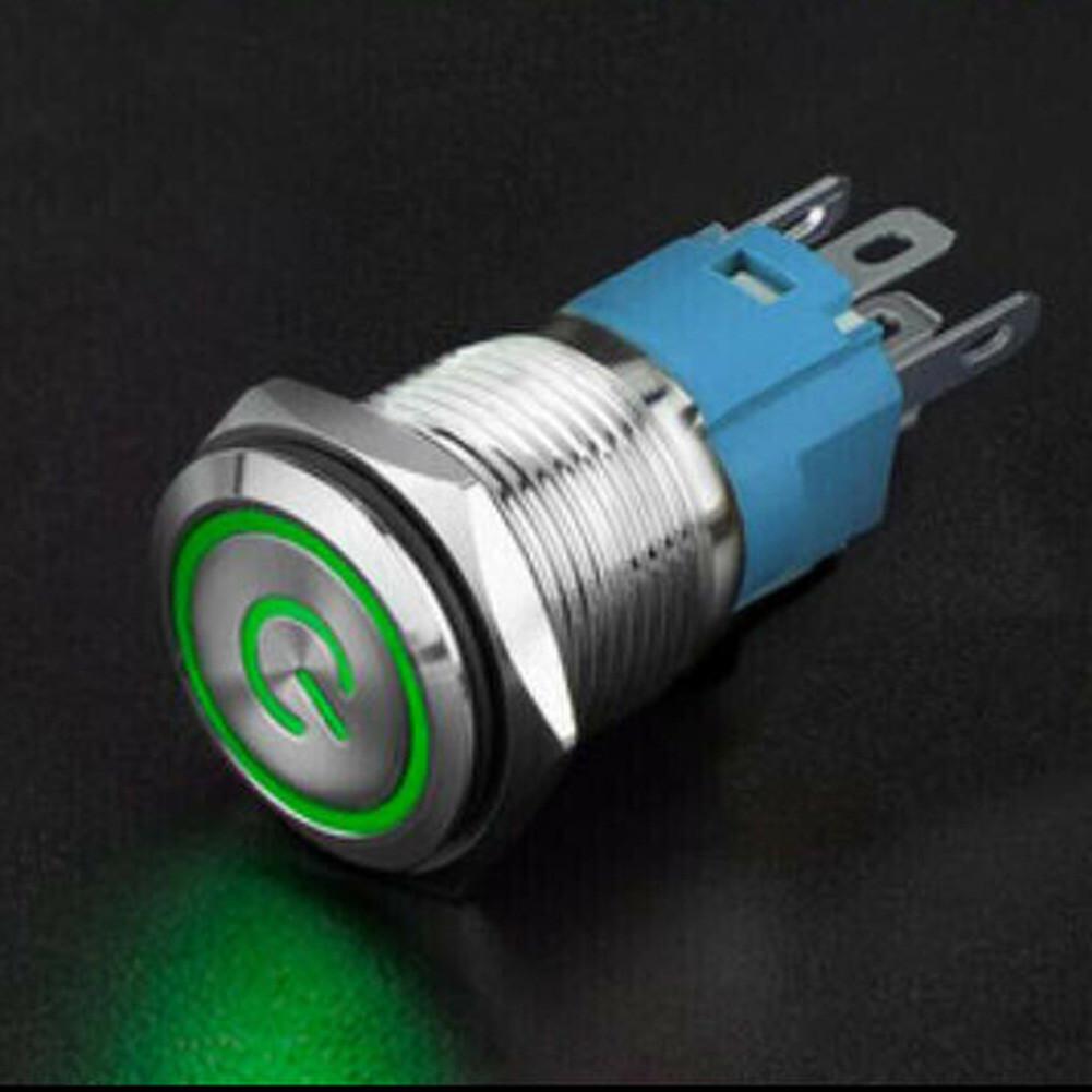 

Button Switch Power Switch Push With Wire Socket Harness зелений