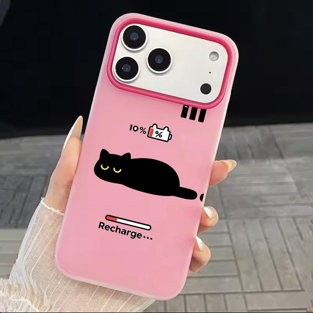 INS Couple Black White Cat Candy Color Phone Case For Xiaomi 14T 15T Pro Xiaomi 17 pro max Xiaomi Mi 11 Lite 5G Shockproof Funda
