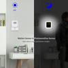 חיישן תנועה תוסף LED מנורת לילה קיר עם בהירות וזמן תאורה בשנות ה-30/60/90/120