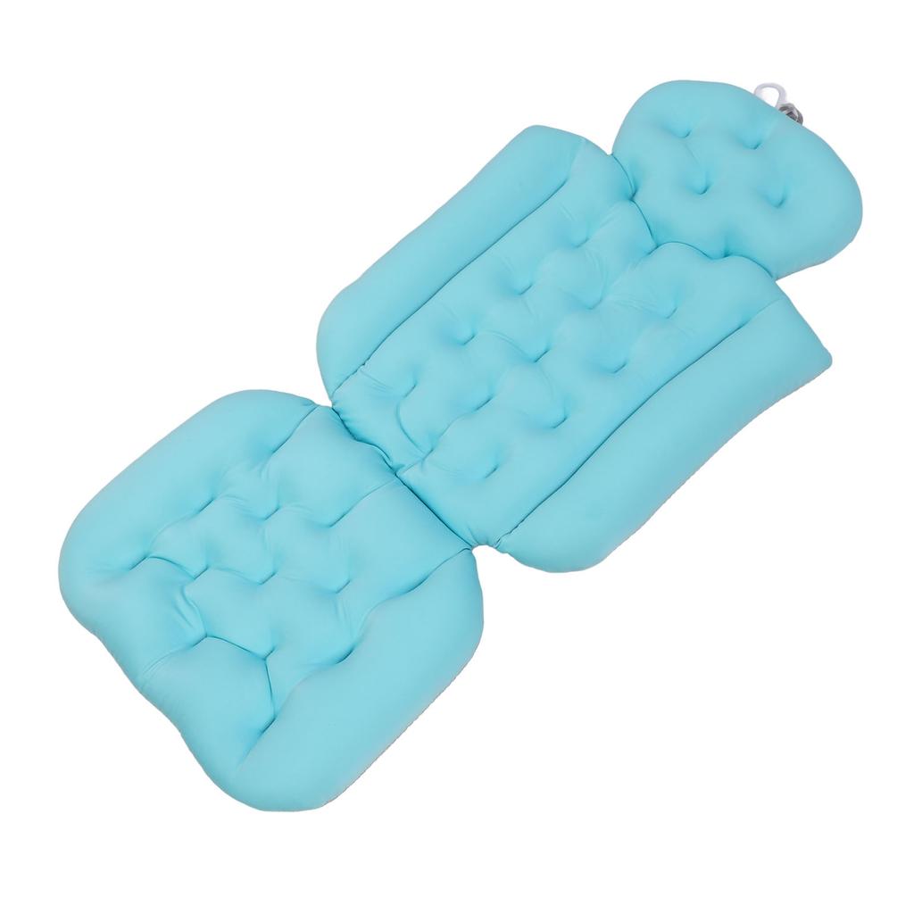 Full Body Bath Pillow Multipurpose Foldable Breathable Quick Drying Stretchy Soft Bathtub Pillow for Swimming Pool Spa