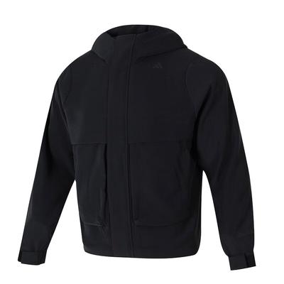 Comfortable Hooded Long Sleeve Jacket Men Jackets Black JL9353